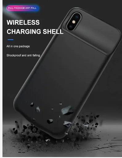 Coque batterie rechargeable sans fil pour iPhone 15.